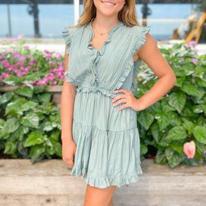 Summer Green Dress - image 1